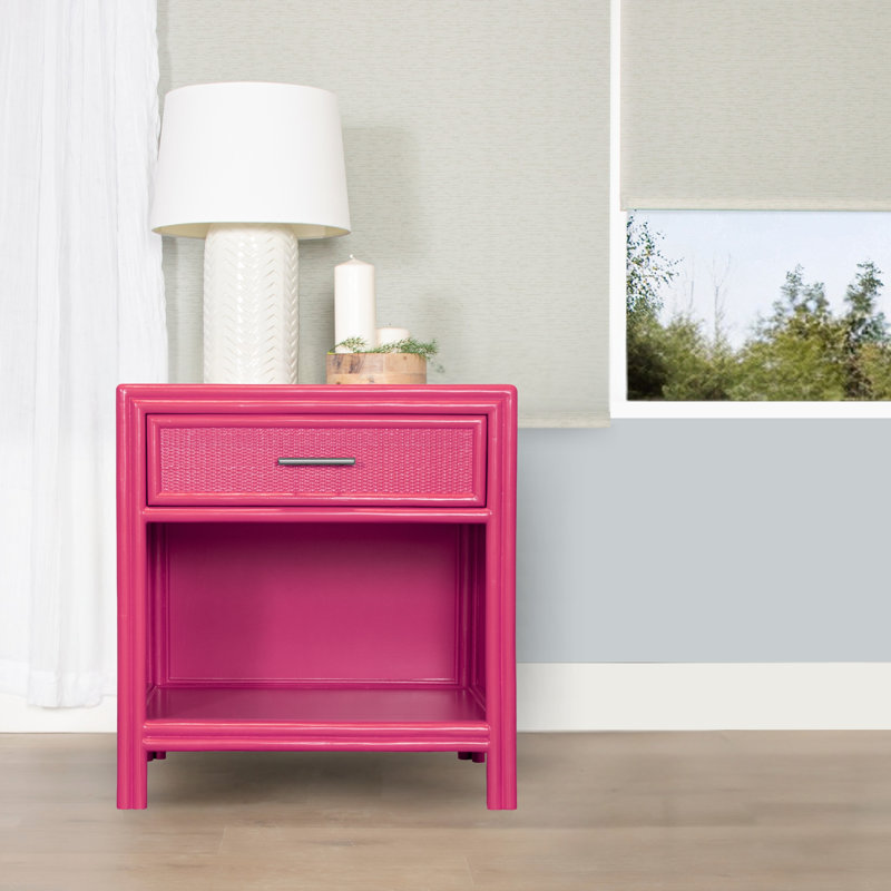 Aruba 1 - Drawer Nightstand, Citrus Orange