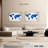 Aliaz World Map In Blue-108880389