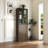 70.87" H Display Storage Cabinet , 4 Tier multi-functional pull-out multi-tier storage shelf & 2 Glass Doors, Modern Wooden Tall Bookshelf Bookcase for Living Room Home Office-2095633982