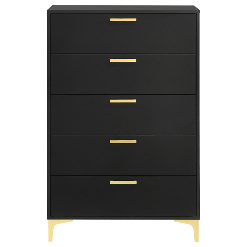 Commode rectangulaire 5 tiroirs Lexie