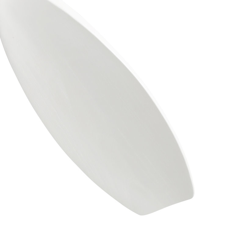 Ventilateur de plafond à 52 pales 52 po Nicola avec télécommande et ensemble d'éclairage inclus, Blanc avec pales blanches