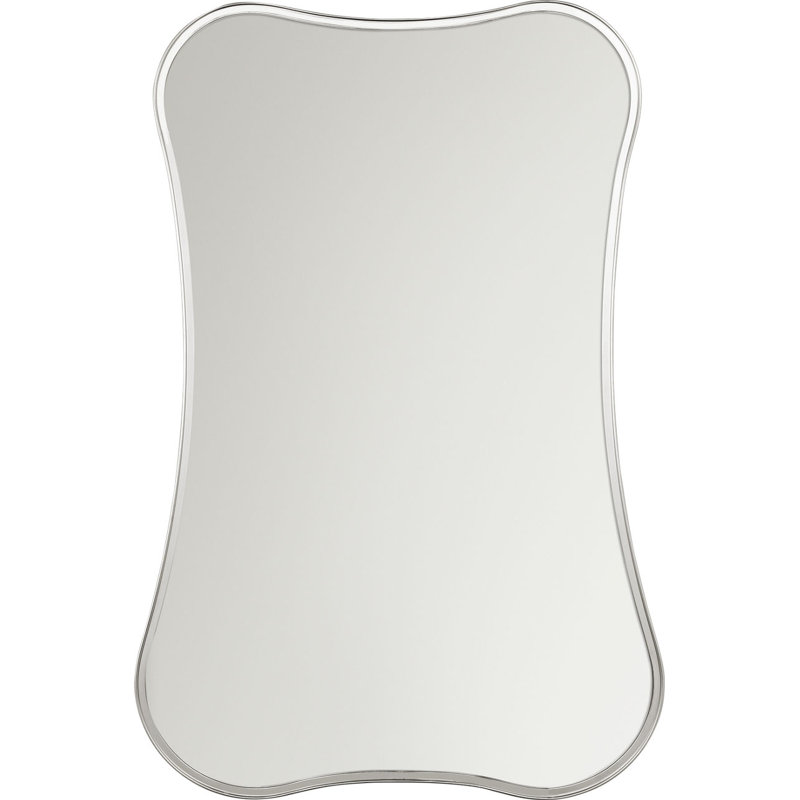 Cosway 24 x 36 Rectangular Mirror, Polished Nickel