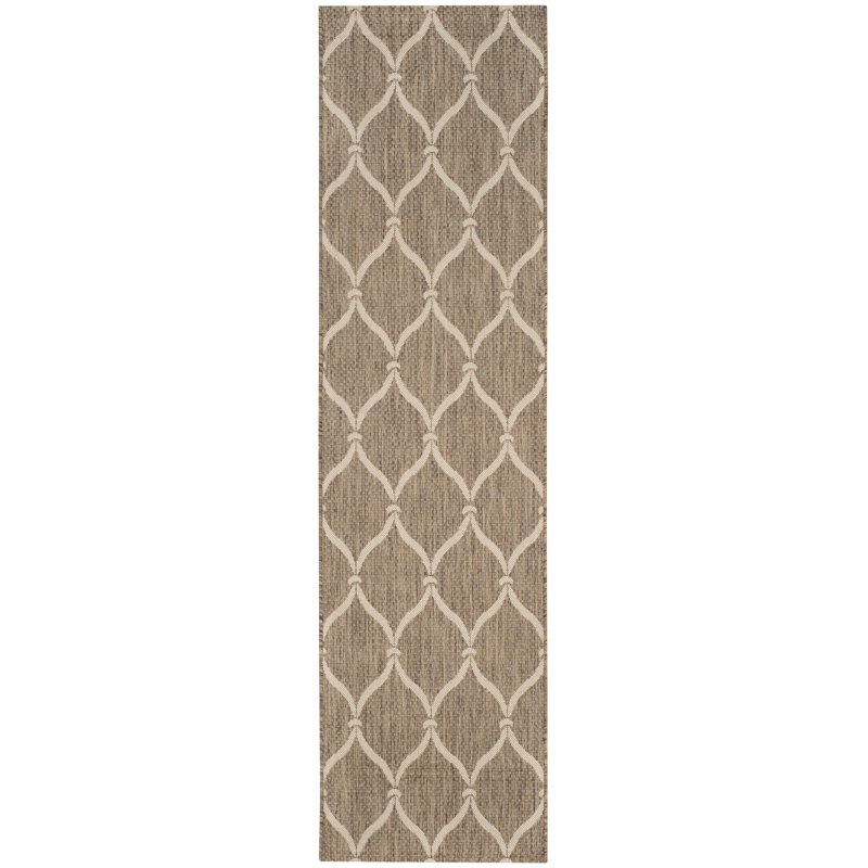 Coroghon Performance Geometric Indoor/Outdoor Area Rug, Runner 2'3" x 8'