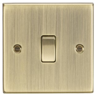 Square Edge 10A 1G Wall Mounted Light Switch
