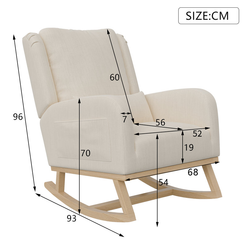 Rocking Chair, Beige