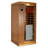 Low EMF One Person Far Infrared Red Cedar Deluxe Indoor Sauna Room