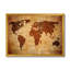 Ancienne carte du monde, impression sur toile encadrée-59648299-59648329