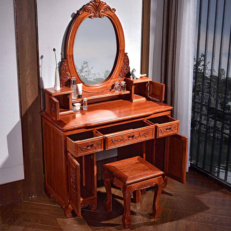 Chinese style retro high-end dressing table