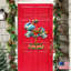Décoration murale de porte de bois en forme de noël éléphant éléphant