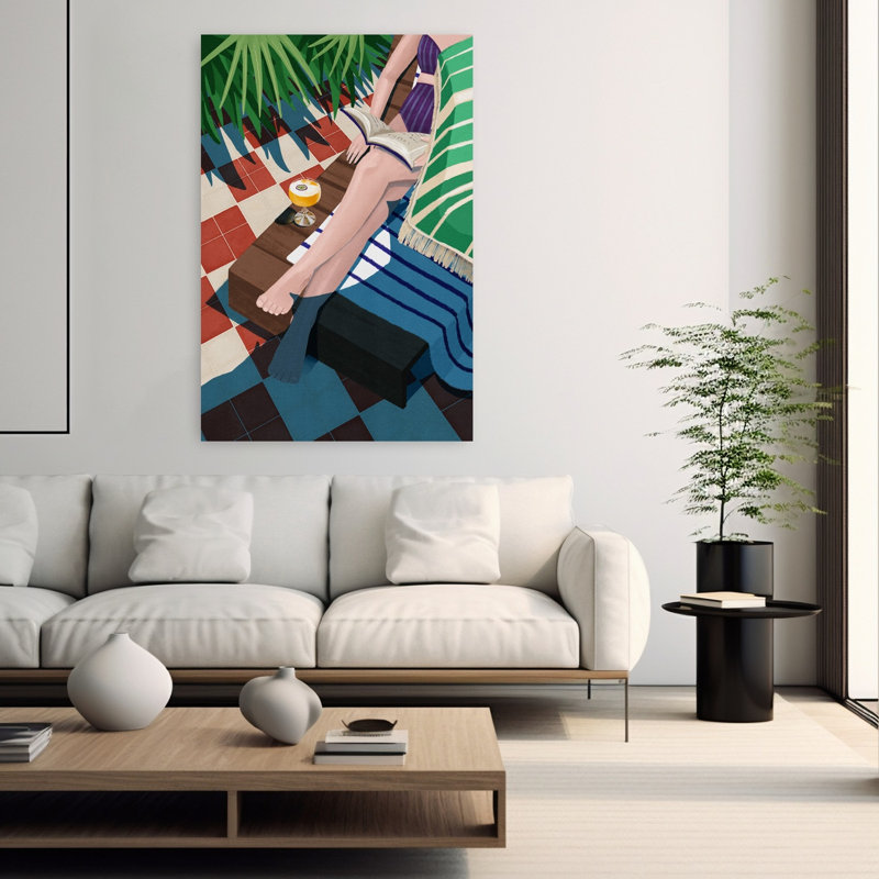 Art contemporain, art côtier, H 60 po x l 40 po