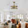19.8 '' Farmhouse Reversible Caged Ceiling Fan with Light and Remote