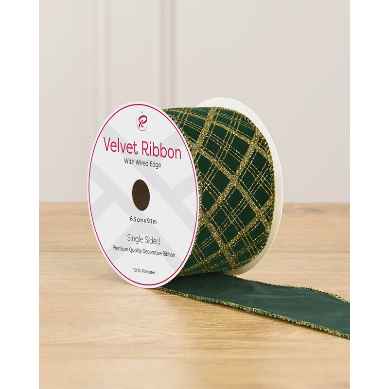 10 cm Polystyrene Shatterproof Ribbon, sage green
