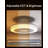Lumary 18" Smart WiFi & Bluetooth Ceiling Fan with RGBAI Light, Flush Mount Ceiling Fan, 6 Speeds, Compatible with Alexa, Google Assistant, Remote Control