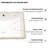 White Ceramic Undermount Sink With Overflow - 20.68"X15", Stain , For Bathroom Updating Acid Resistance, Bathrooms