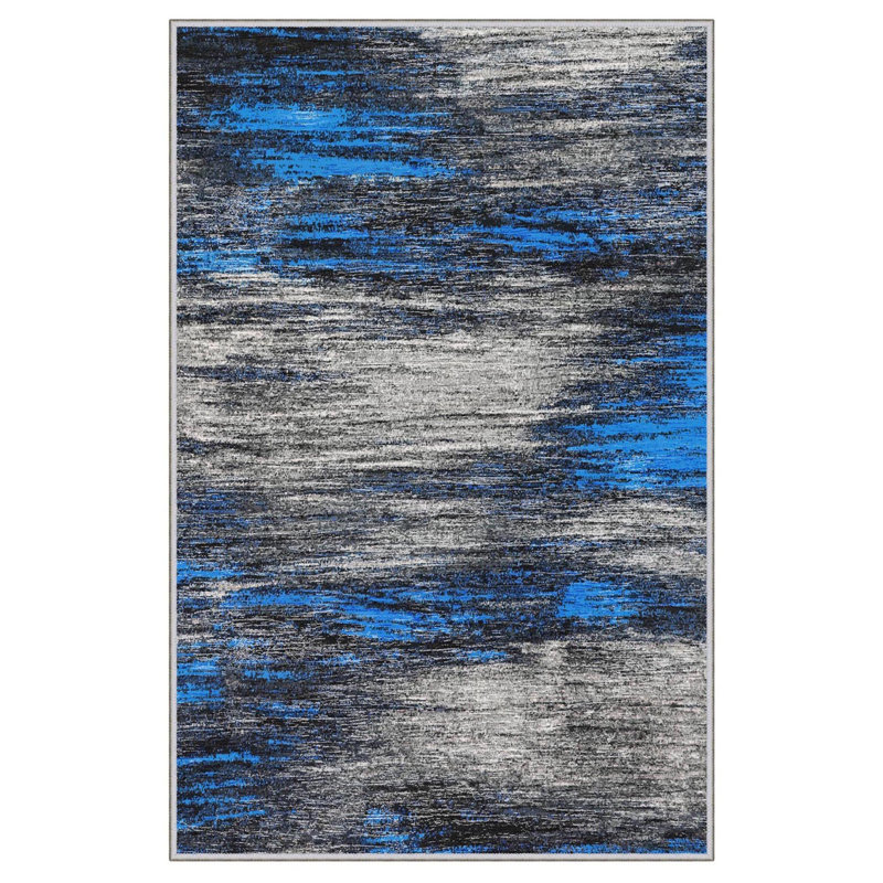 Stylish Hall Carpet Runner, 2.6 x 6.6 Feet | 100% Polyester, 650 g/m², 0.3 in Pile Height | Antibacterial & Non-Slip PVC Dot Underside | Machine Washable, Durable 3D Digital Print | Perfect for Home Décor