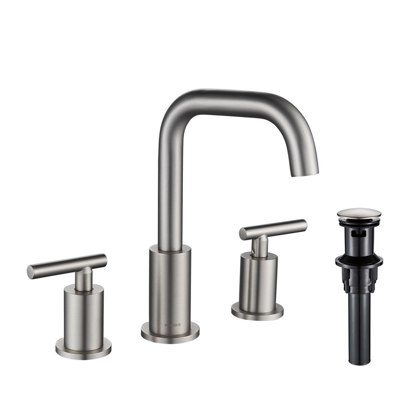 Timed Flow Tap with Waste, Brushed Nickel