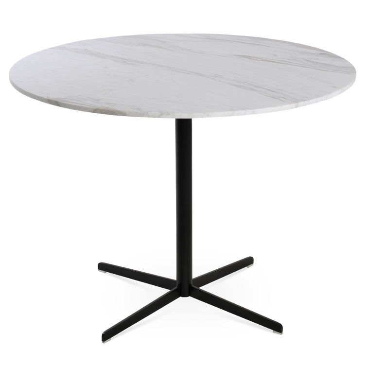 sohoConcept Diana Genuine Marble Pedestal Dining Table | Wayfair