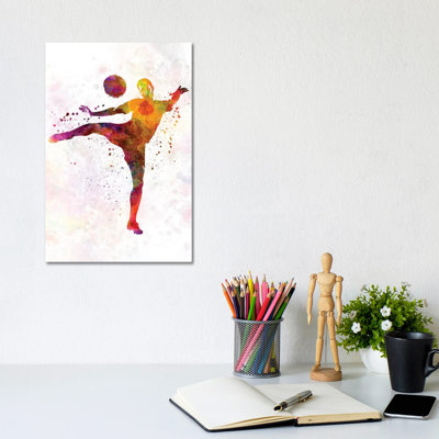Man Soccer Football Player VII 1 Piece Wrapped Canvas Painting