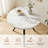 5-Piece Round Dining Table Set, 34.7" Modern Kitchen Table with Dining Chairs-1056368372-1056368271