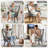 Modern Upholstered Wingback Chair Velvet Tufted Armchair with Metal Legs-617123947