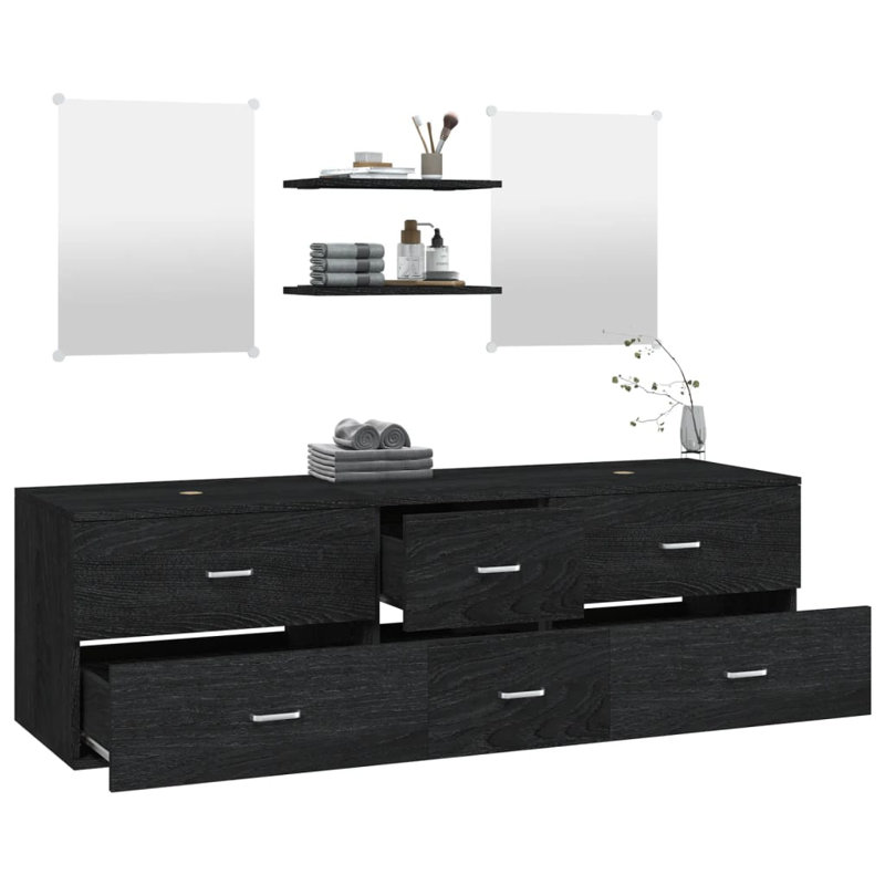 Bathroom Suite, Black