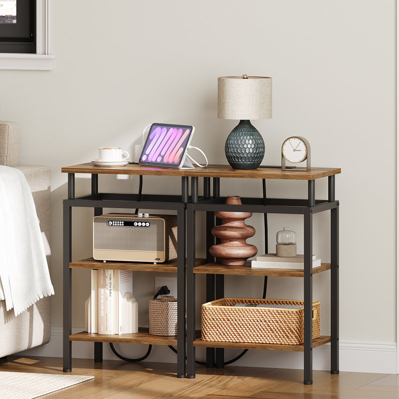 End Table With Charging Station