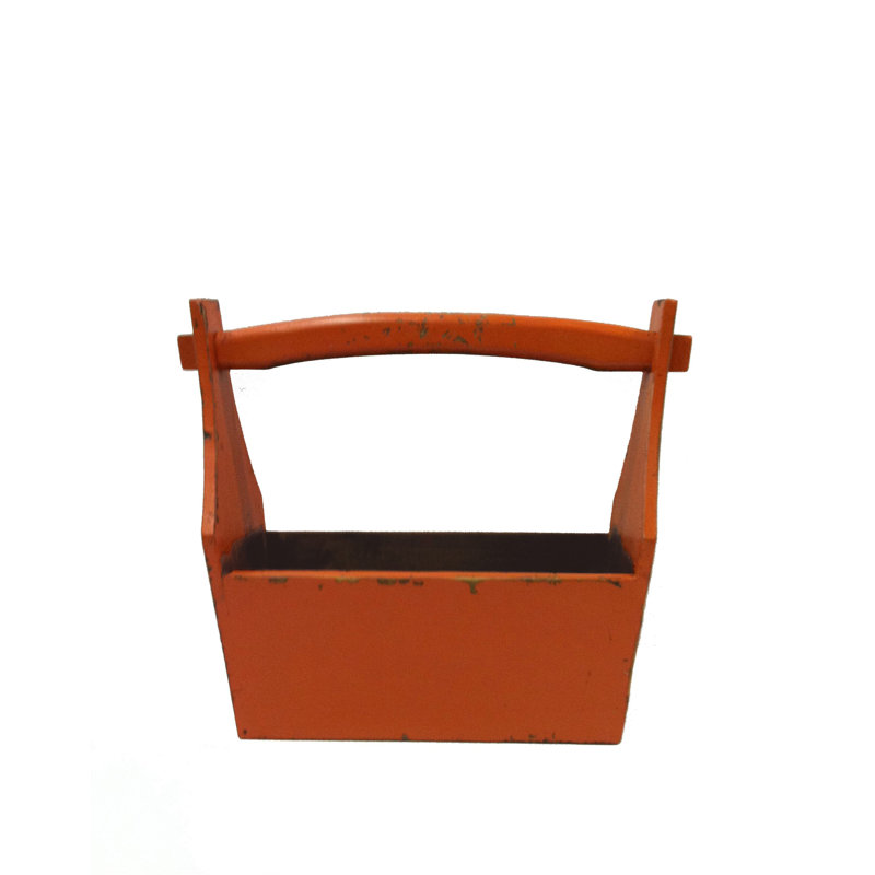 Babiole titulaire avec manche en bois, Orange