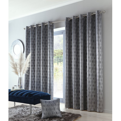 Spiller Room Darkening Curtain Pair