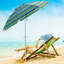 Parasol de plage 6 pi Templeman-1051718836