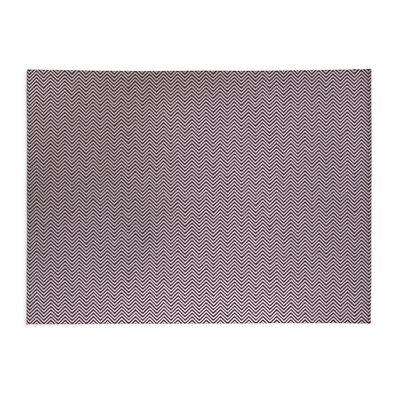 Chevy Champ Low Profile Kitchen Mat, Rectangle 4' x 6', Eggplant