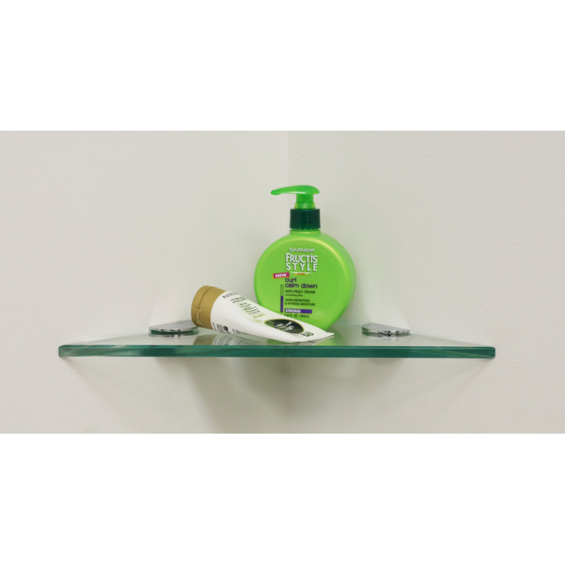 Tablette de douche Fruithurst, Nickel brossé, 10 po