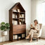Bureau d'artisanat pliant avec tablettes de rangement