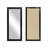 Wooden Frame Flat Mirror-204780680-204780678