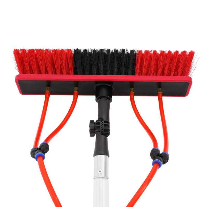 Adjustable Window Aluminum Cleaning Tool With Brush, 362.48" H x 13.78" W x 3.15" D