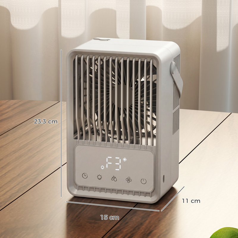 Desk Fan, White