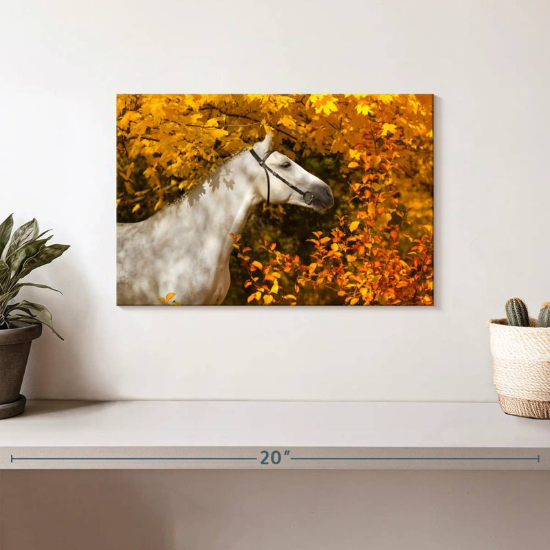 Cheval d'automne Brampt, H 8 po x l 12 po