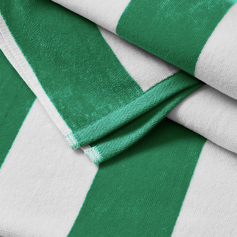 Serviettes de plage 100% coton absorbant et à séchage rapide Cabana, Marine, Serviette de plage une pièce