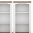 Two-Piece Tall Cabinet, Modern Bookshelves With Storage Shelves, Freestanding Open Display Shelf With Anti-Tip Device-761012182
