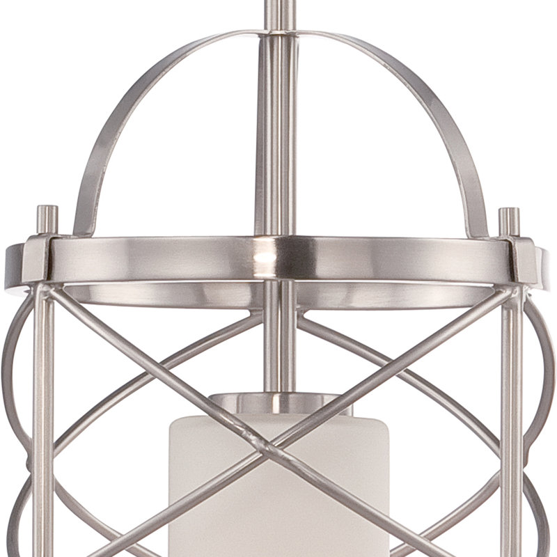 Gaen 1 - Light Lantern Pendant, Brushed Nickel