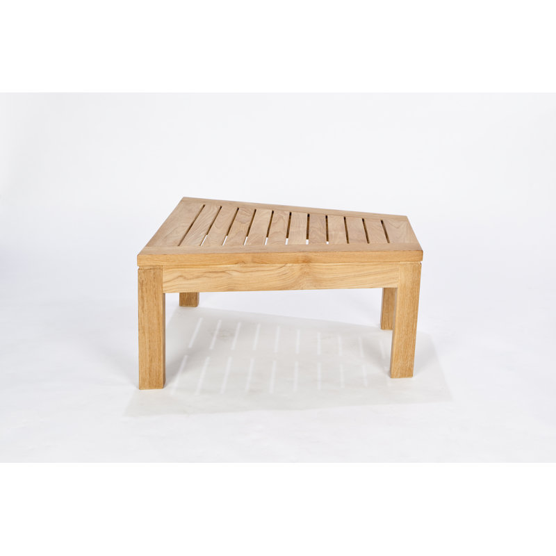 Teak Triangle Table