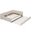 Lit plateforme tapissier avec port USB et lit gigogne simple-1508134829