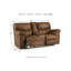 Causeuse inclinable avec console Kevinas-1989197262