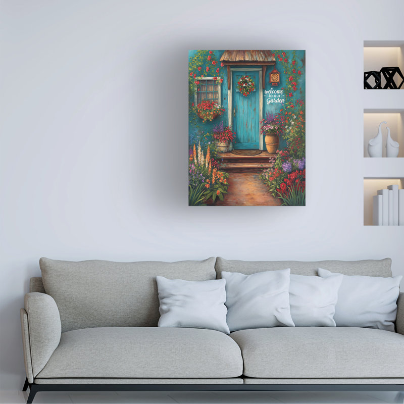 Art mural sur toile tendue - "Wall Door" Imagine It Images pour le salon, la chambre à coucher ou le bureau - 24 x 32