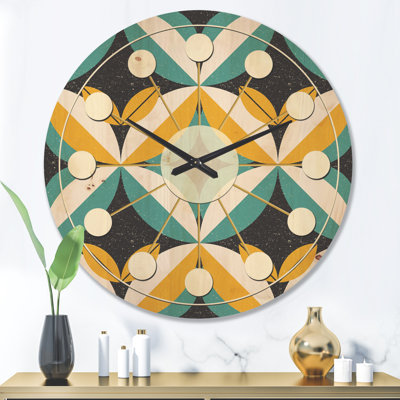 Horloge murale abstraite