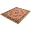 Tapis zone en laine 10 pi 10 po x 9 pi 10 po one-of-kind à la main-noué la new age serapi