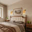 Applique murale en rotin 7,8 po Farmhouse