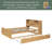 Lendita Bookcase Bed-603243048