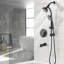 Système de douche complet avec valve brute