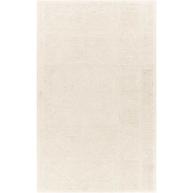 Kizzie Area Rug Cream, Rectangle 5' x 7'6"