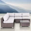 Fully Assembled Seating For 4 With Comfy Cushions - Ideal Outdoor Use, Water-, Elegant Design Weather 4 Comfortable
